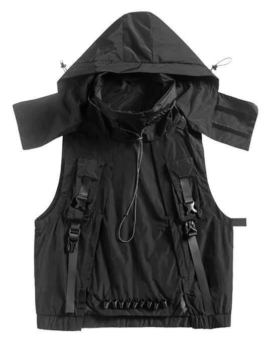 Dark ninja series techwear vest