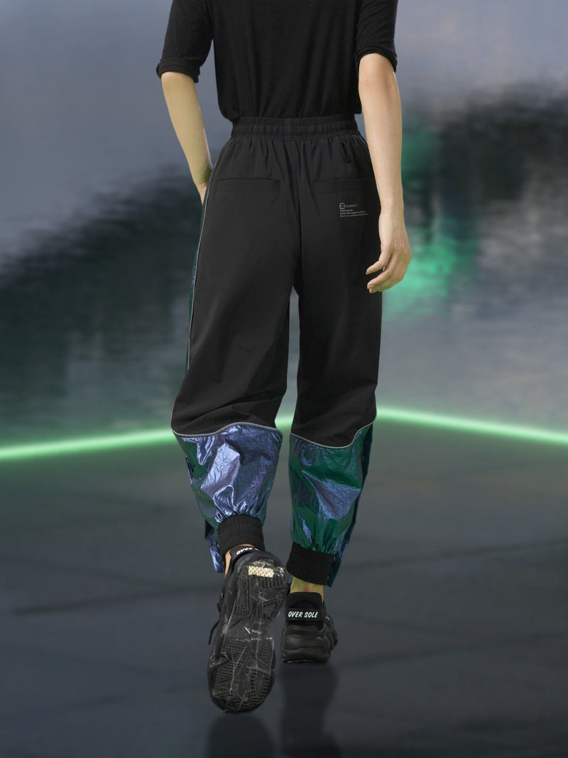 WESMART:Tracksuit Style Joggers with Laser Painting clottech