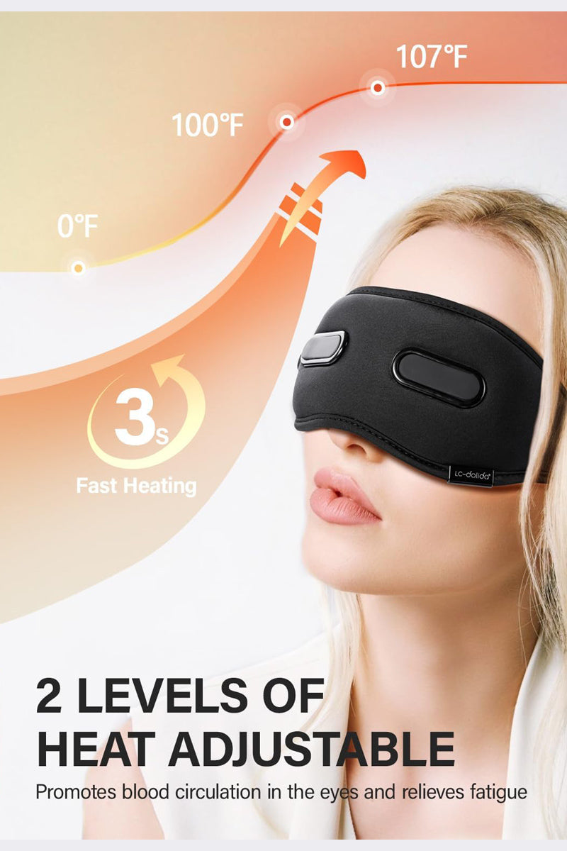 Wesmart eye massager, constant temperature hot compress, multi-frequency vibration, eye care equipment that can relieve migraines, dry eyes, and relieve eye fatigue, is an ideal gift for women/men