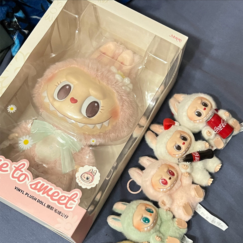 MOKOKO The Monsters Close to Sweet Vinyl Plush Doll - Pink Limited Edition | Cute & Rare Collectible Plush Toy