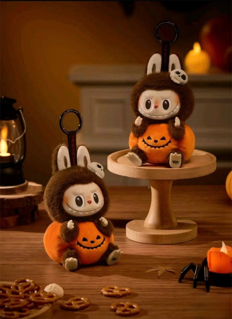 THE MONSTERS Halloween Pumpkin Plush - Happy Party Series Soft Stuffed Decoration