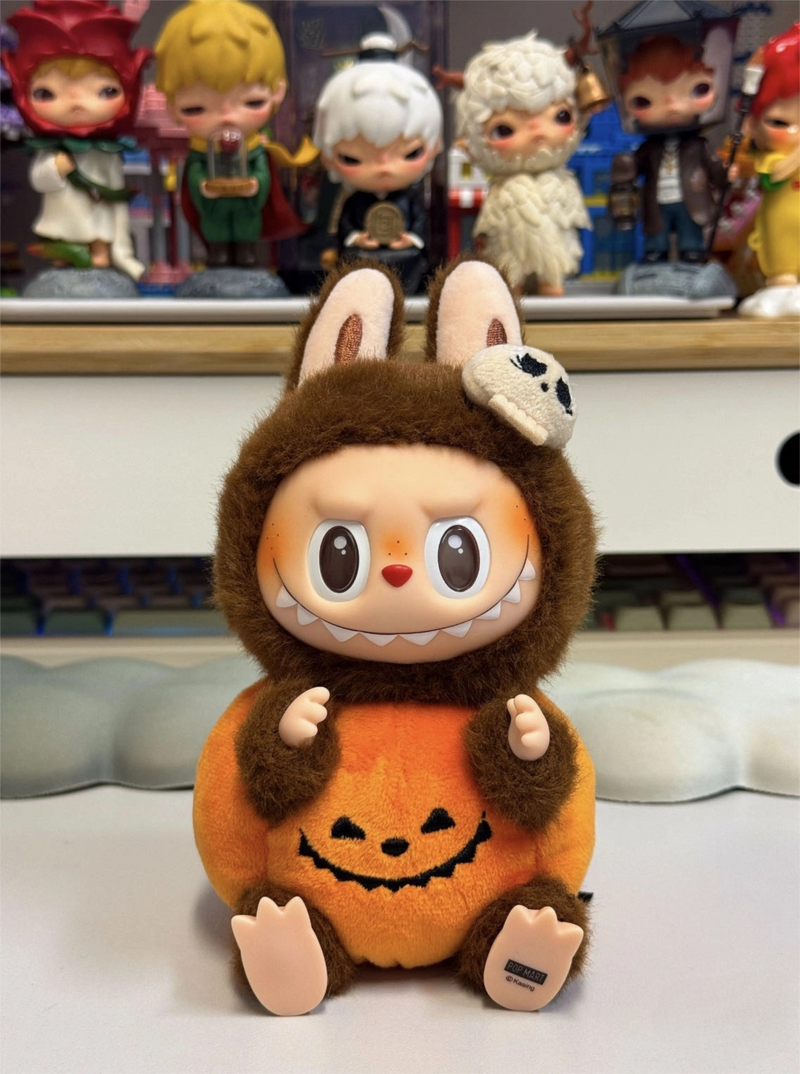THE MONSTERS Halloween Pumpkin Plush - Happy Party Series Soft Stuffed Decoration