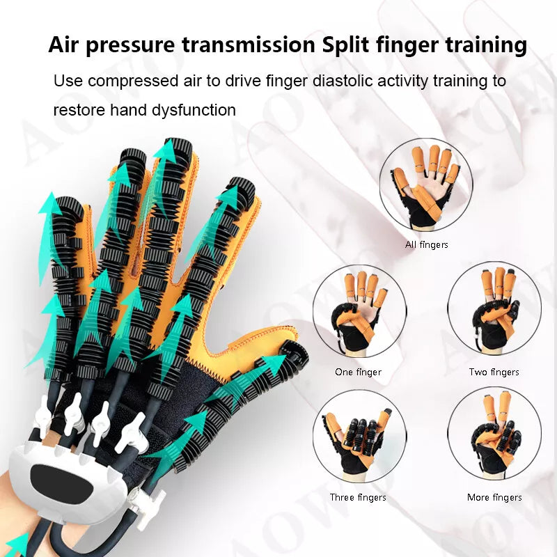 Wesmart rehabilitation robot gloves, automatic training gloves, suitable for arthritis stroke hemiplegia cerebral palsy hand paralysis patients physiotherapy equipment