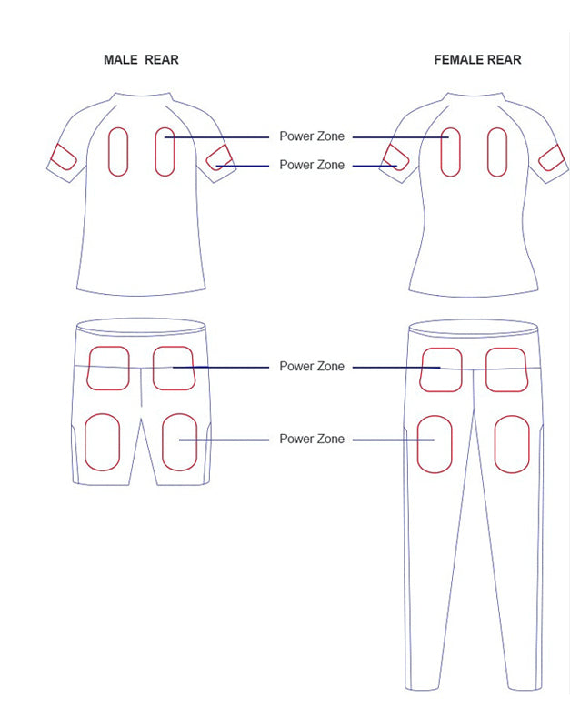 Smart EMS Power Training Suit workout body EMS suit