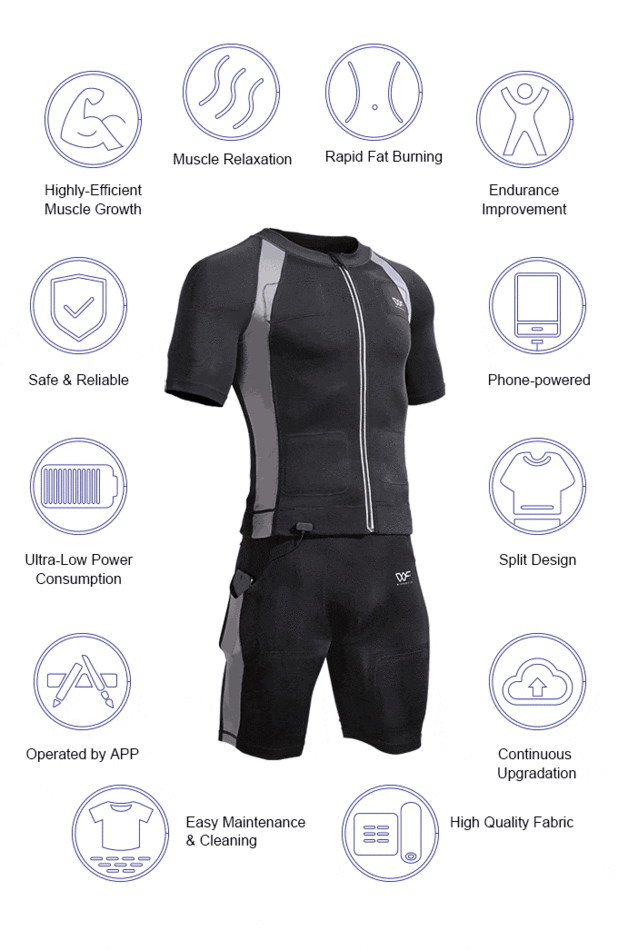 Smart EMS Power Training Suit workout body EMS suit
