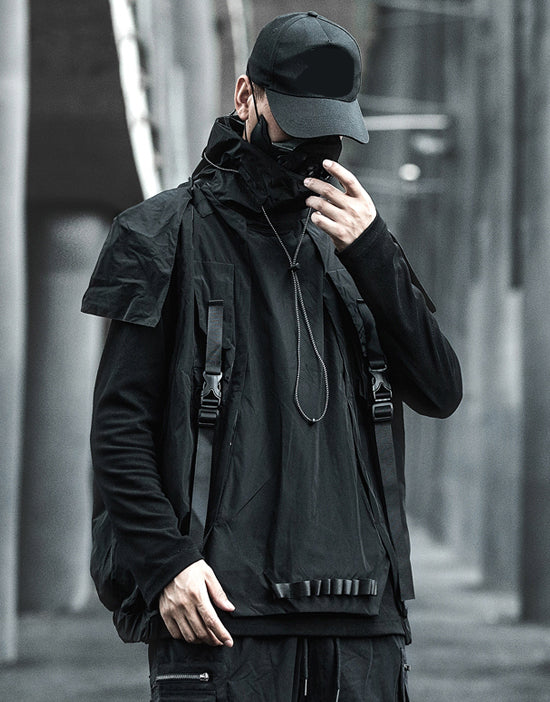 Dark ninja series techwear vest