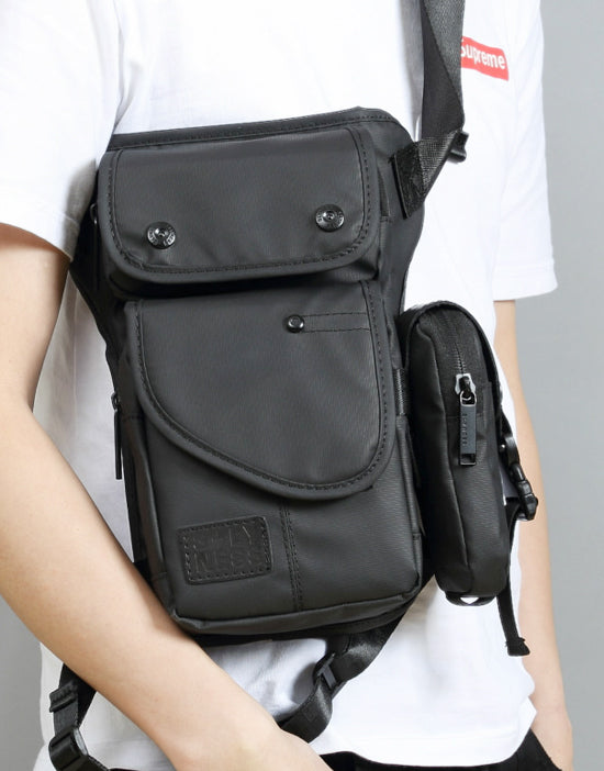 Techwear style multifunctional satchel