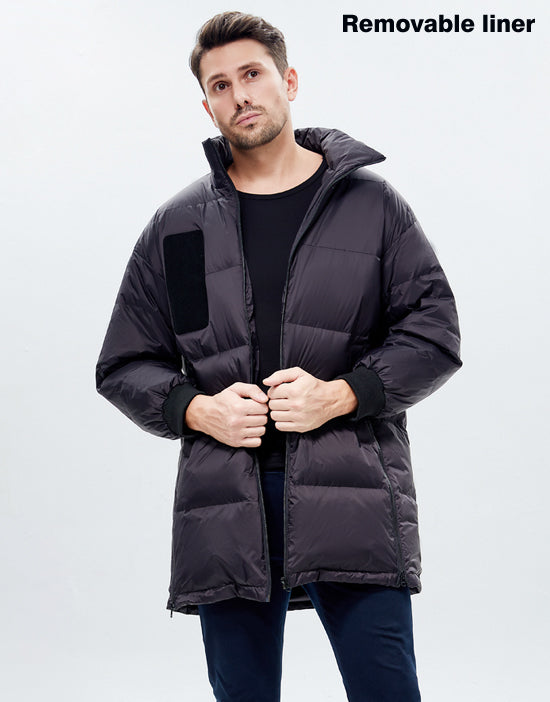Polar Warm puffer jacket Long Winter Windbreaker Down Jacket