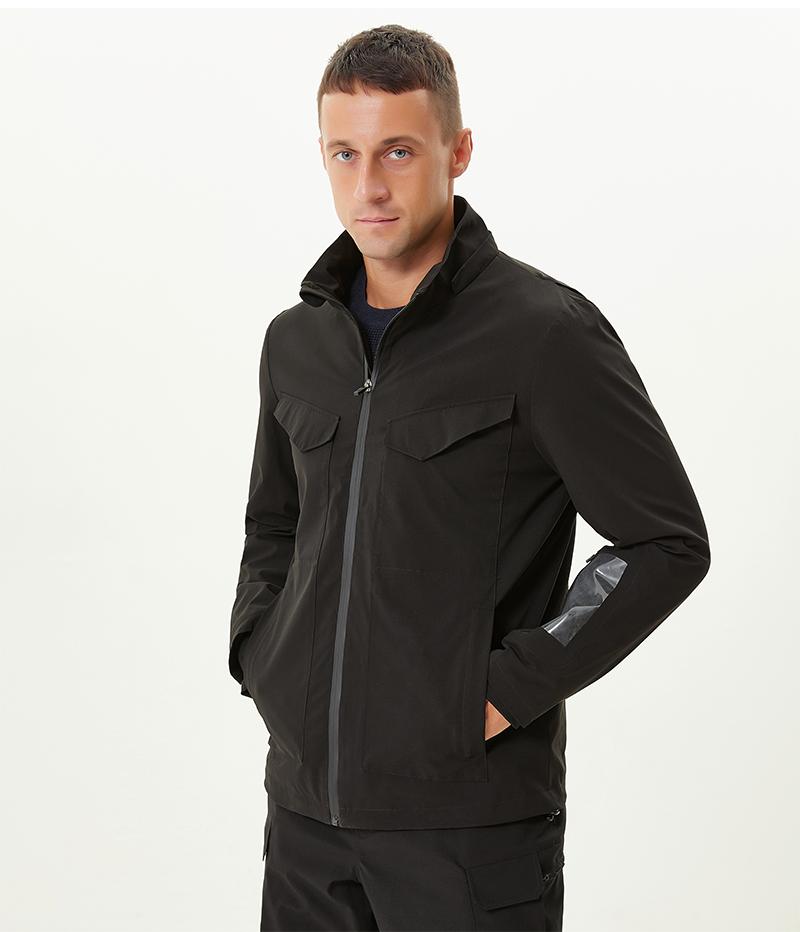 WESMART Winter Outdoor Heated Jacket with Detachable Hood