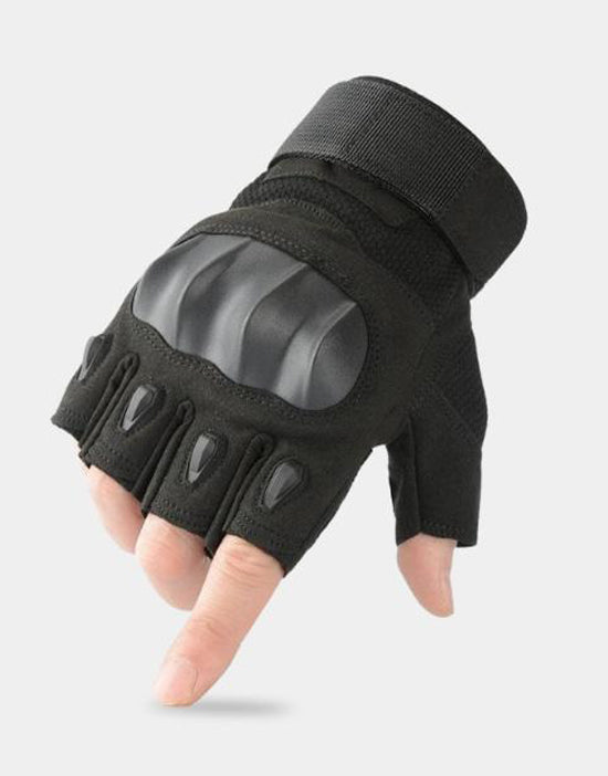 Techwear fingerless gloves